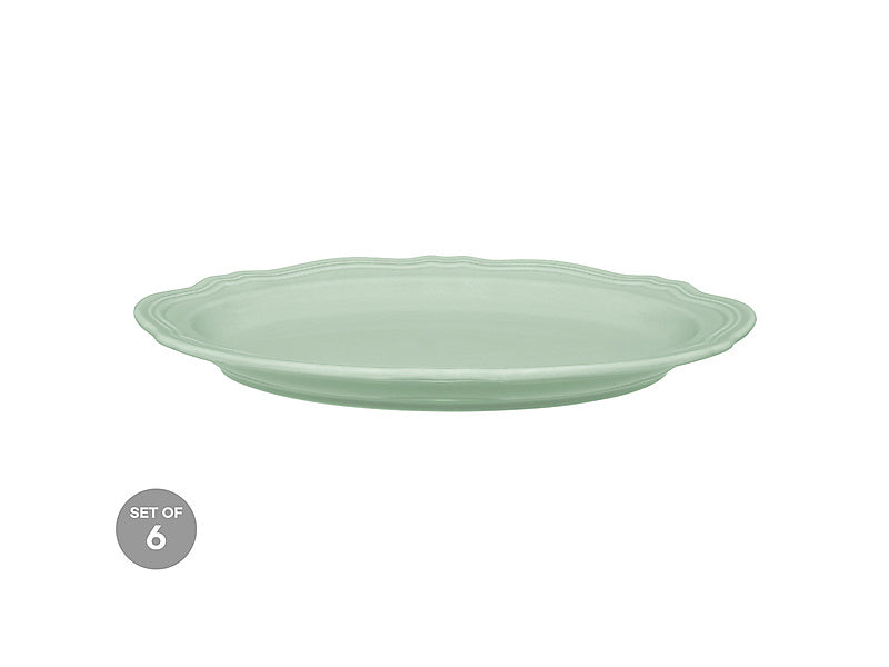 Florence Scallop Rim Oval Plate