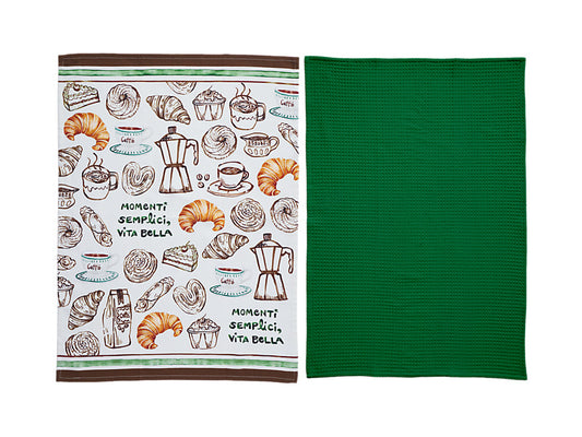 Aperitivo Club Dolce Tea Towel Set of 2