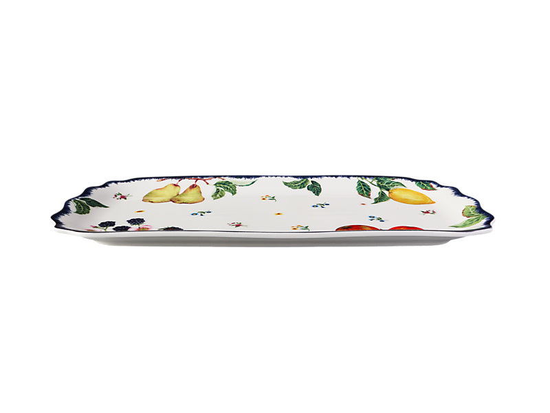 Frutta Scallop Oblong Platter