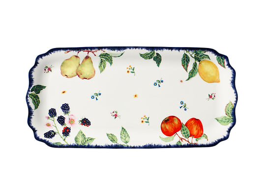 Frutta Scallop Oblong Platter