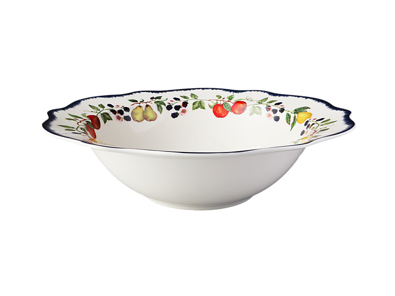 Frutta Scallop Rim Serving Bowl