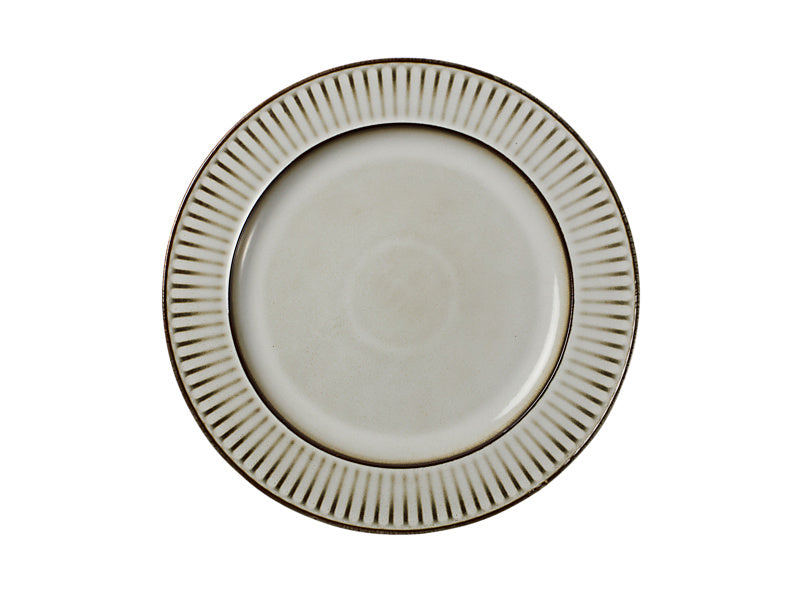 Leros Round Rim Platter