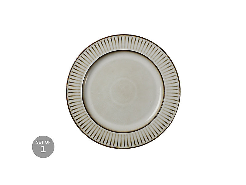 Leros Round Rim Platter