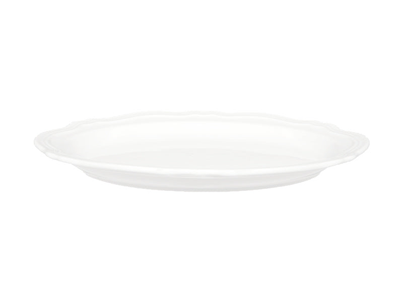 Florence Scallop Rim Oval Plate
