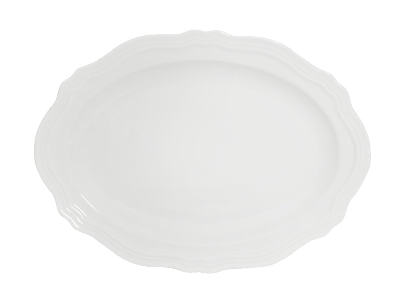 Florence Scallop Rim Oval Plate