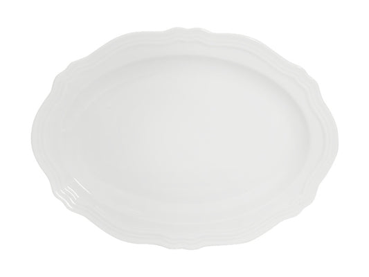 Florence Scallop Rim Oval Plate